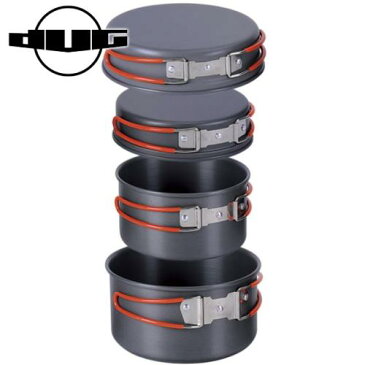 正規品 DUG/ダグ BANQUET-1 DG-0204 BANQUET-Iブラックアルミクッカー 大鍋 小鍋 フライパン BBQ キャンプ アウトドア フィッシング 登山 トレッキング ケトル クッカーセット 調理器具 フィッシング アウトドアギア ファミリーキャンプ あす楽対応