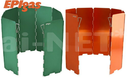 ウインドスクリーン EPIgas ウインドシールド ロング グリーン/オレンジ A-6505 A-6506 ストーブ用 バーナー用 ウインドスクリーン 風防 風よけ 軽量 コンパクト アウトドア キャンプ あす楽対応【お買い物マラソン 開催】通販格安セール情報 楽天 通販