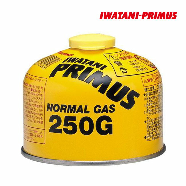 イワタニプリムス/IWATANI PRIMUS IP250G ノーマルガス(小) 燃料 OD缶 バーナー用 ガスカートリッジ キャンプ アウトドア トレッキング フィッシング ガス缶 防災 災害対策 あす楽対応 楽天お買い物マラソン 開催