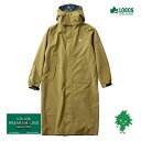 12月上旬入荷 LOGOS/ロゴス 35102604 LIPNER サイクルレインコート Sサイズ サンド 自転車専用 ヘルメット対応 フード ハイスタンドカラ...