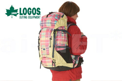【送料無料】LOGOS/ロゴス CADVEL-Design45　(AE・check)45L チェック柄【88250155】大型 リュックサック バックパック 大容量【トレッキング 登山 遠足 キャンプ】【女性用 女の子用 レディース】