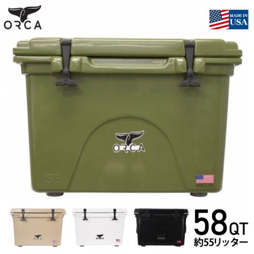 国内正規品 ORCA/オルカ クーラーボックス ORCA Green 58 Cooler (約55L) 大型クーラーBOX 保冷ボックス Green グリーン キャンプ アウトドア バーベキュー 海水浴 釣り ピクニック おしゃれクーラーボックス【楽天スーパーセール 開催】