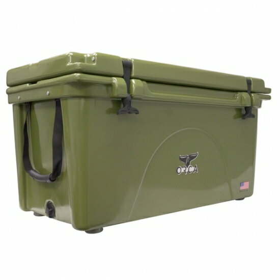 国内正規品 ORCA/オルカ クーラーボックス ORCA Green 75 Cooler (約71L) 大型クーラーBOX 保冷ボックス TGreen グリーン キャンプ アウトドア バーベキュー 海水浴 釣り ピクニック おしゃれクーラーボックス