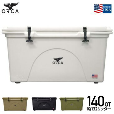 国内正規品 ORCA/オルカ クーラーボックス ORCA White 140 Cooler (約132L) 大型クーラーBOX 保冷ボックス ホワイト キャンプ アウトドア バーベキュー 海水浴 釣り ピクニック おしゃれクーラーボックス