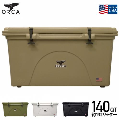 国内正規品 ORCA/オルカ クーラーボックス ORCA Tan 140 Cooler (約132L) 大型クーラーBOX 保冷ボックス Tan タン キャンプ アウトドア バーベキュー 海水浴 釣り ピクニック おしゃれクーラーボックス