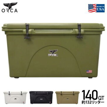 国内正規品 ORCA/オルカ クーラーボックス ORCA Green 140 Cooler (約132L) 大型クーラーBOX 保冷ボックス TGreen グリーン キャンプ アウトドア バーベキュー 海水浴 釣り ピクニック おしゃれクーラーボックス