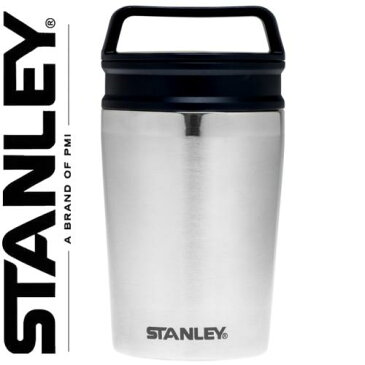 STANLEY/スタンレー 真空マグ 0.23L シルバー ブラック タンブラー【水筒 保冷 保温】【おしゃれ マグボトル アウトドア 魔法瓶 保冷 大容量 登山 マイボトルコップ付き水筒 ステンレス マイ水筒 保温ポット ギフト 運動会 行楽】【あす楽】