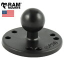 RAMOUNTS(ラムマウント) 2.5インチ ラウンドベース 1インチボール RAM-B-202U バイク好き ギフト お買い物マラソン 開催