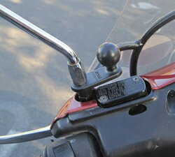 RAM MOUNTS�ʥ��ޥ����) �ߥ顼�ե졼��١��� 11mm�� RAM-B-252U �ߥ顼�ۡ��� �ߥ顼����դ� ���ץ���� ���������꡼ �Х������� ���ե� ���㤤ʪ�ޥ饽�� ����