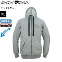 【ミックスグレー/XL】 ラフ&ロード 3シーズンジャケット RR1003 ラフライドZIPパーカー moto バイク用 ツーリング 通勤 通学 秋春 ラフロ ...