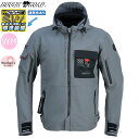 【8/1~最大2,000円OFFクーポン】春夏 OVER GRAY/WMサイズ 送料無料 ラフ&ロード RR7254 エアスルーソフトシェルSTパーカーFP バ...