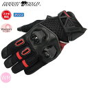 ブラックxレッド/WMサイズ ラフ&ロード RR8426 ジェットエアアドベンチャー メッシュ グローブ Womens バイク用 moto ツーリング 通勤通学 スマホ対応 春夏