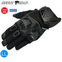 ブラック/LLサイズ ラフ&ロード RR8426 ジェットエアアドベンチャー メッシュ グローブ バイク用 moto ツーリング 通勤通学 スマホ対応 春夏