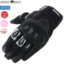 Womens ラフ&ロード RR8425 プロテクションエアスルーグローブ ブラックxホワイト WLサイズ バイク用 moto ツーリング 通勤通学 メッシュ ...