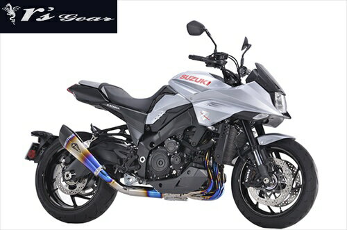 送料無料 アールズギア ワイバンリアルSP シングル チタンドラッグブルー マフラー RS16-01RD KATANA 2019-