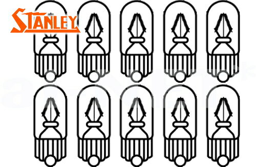 STANLEY[졼] ᡼ 󥫡 ݥ ꥢ 10 12V3.4W T10 ڥ(WB125) Х ...