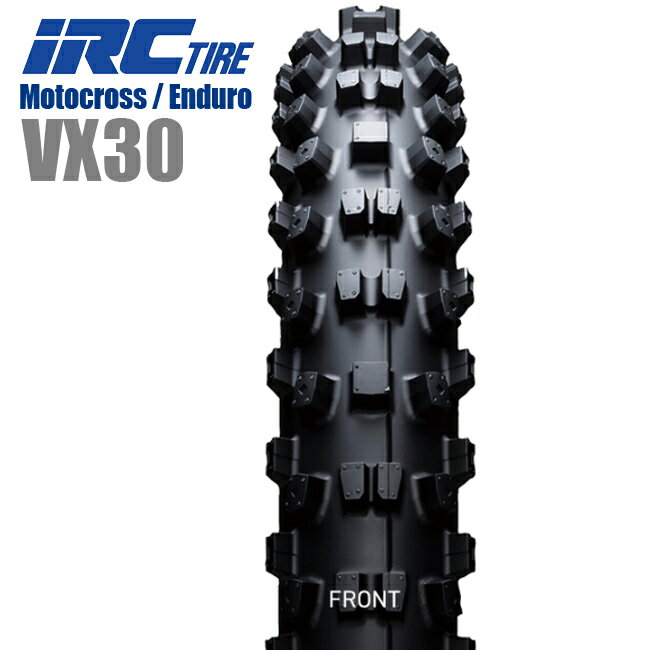 送料無料 IRC VX30 80/100-21 21inch 51M WT フロント用 321651 アイアールシー チューブタイプ 公道走行不可 レース用 RACE オフロードタイヤ CRF450L WR250R DR-Z400S KDX250SR バイク好き ギフト