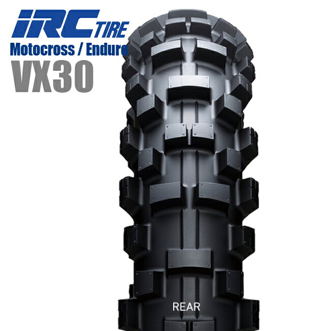 送料無料 IRC VX30 90/90-21 21inch 54M WT フロント用 321652 アイアールシー チューブタイプ 公道走行不可 レース用 RACE オフロードタイヤ VT1300CX Tenere KLE400 バイク好き ギフト