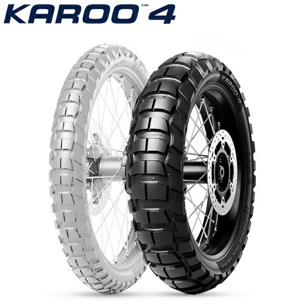 METZELER/メッツラー KAROO4 R 130/80R17 65Q M+S TL タイヤ 送料無料 moto バイク 通勤 通学 ツーリング オフロードタイヤ バイク好き ギフト