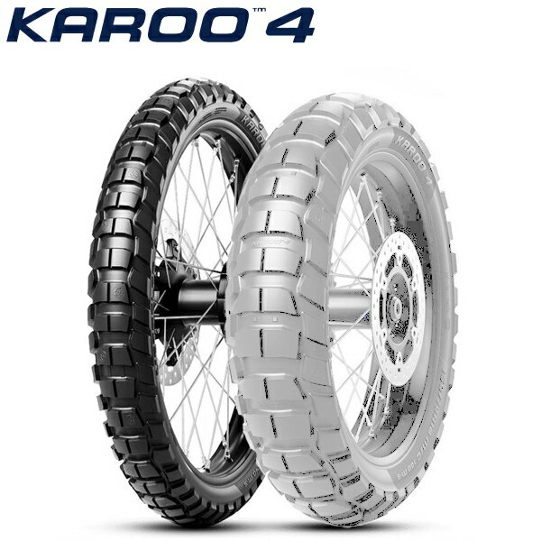 METZELER/メッツラー KAROO4 F 100/90-19 57S M+S TL タイヤ 4172600 送料無料 moto バイク 通勤 通学 ツーリング オフロードタイヤ バイク好き ギフト