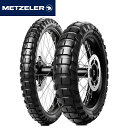 前後セット METZELER/メッツラー KAROO4 F 90/90-21 54T M/C M+S TL & R 150/70R17 69T M+S TL タイヤ 送料無料 moto バイク 通勤 ツーリング アドベンチャー オフロードタイヤ バイク好き ギフト