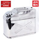 送料無料 ニューレイトン EM-140N エマーソン たて型ステンレスガソリン携行缶 10L シルバー トリプルハンドル 消防法適合 鋼板厚0.8mm ガソリン...