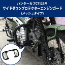 送料無料 TWR製 HONDA ハンターカブ CT125用 サイドダウンプロテクター/エンジンガード メッシュタイプ カスタム ブラック BP-B0272 ホンダ オートバイ あす楽対応 バイク好き ギフト