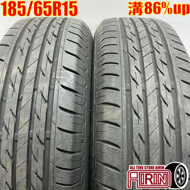 【BLACKFRIDAY限定 ポイント10倍】中古 185/65R15 ブリヂストン ネクストリー 2本セットヤリス プリウス ノート ティーダ スイフト マツダ2中古タイヤ サマータイヤ 15インチ