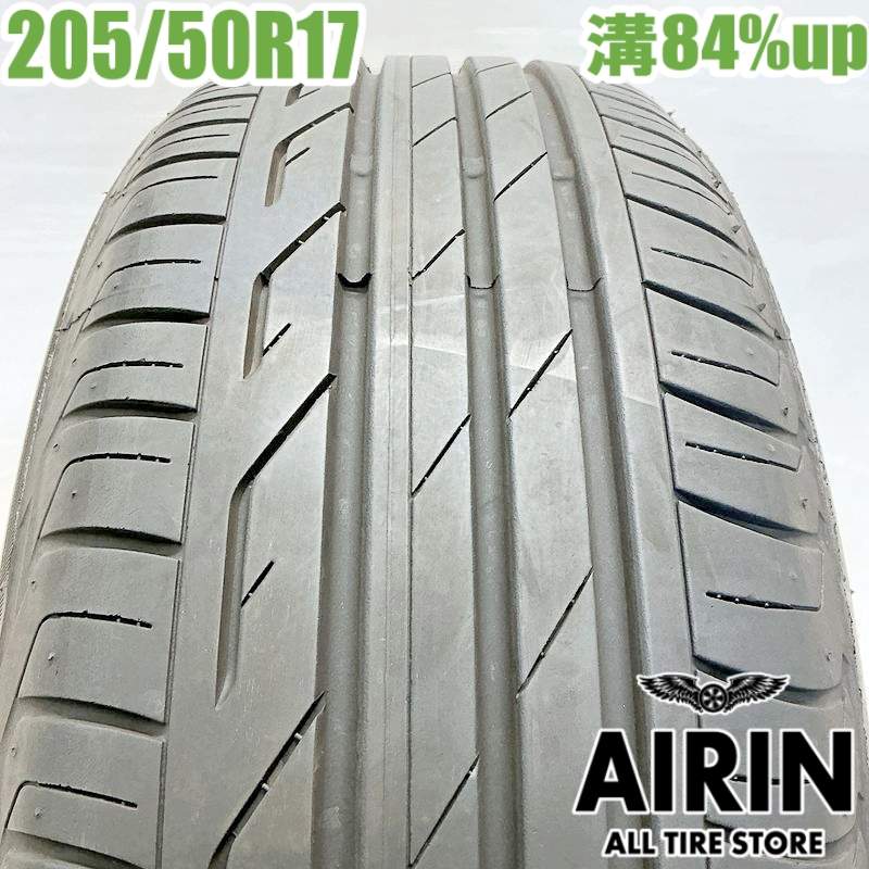 【楽天スーパーSALE限定 ポイント10倍 】中古 205/50R17 ブリヂストン トランザ T001 1本 単品セレナ アクセラスポーツ プレマシー インプレッサG インプレッサスポーツ SX4中古タイヤ タイヤ 17インチ