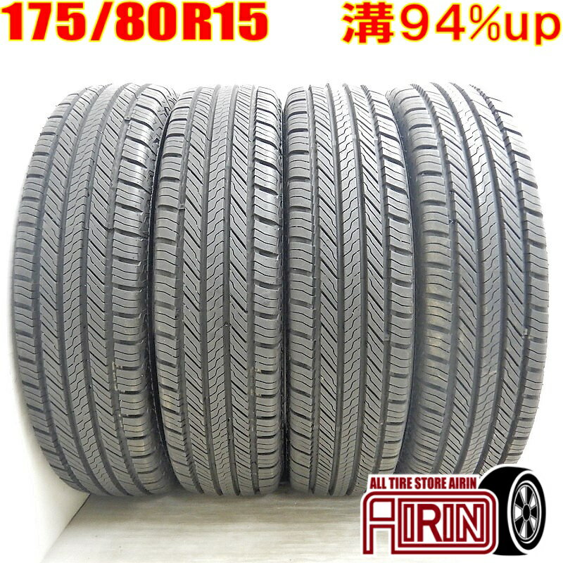 中古 175/80R15 YOKOHAMA GEOLANDARCV G058 夏タイヤ 4本セット キックス パジェロミニ テリオスキッド中古タイヤ サマータイヤ 15インチ