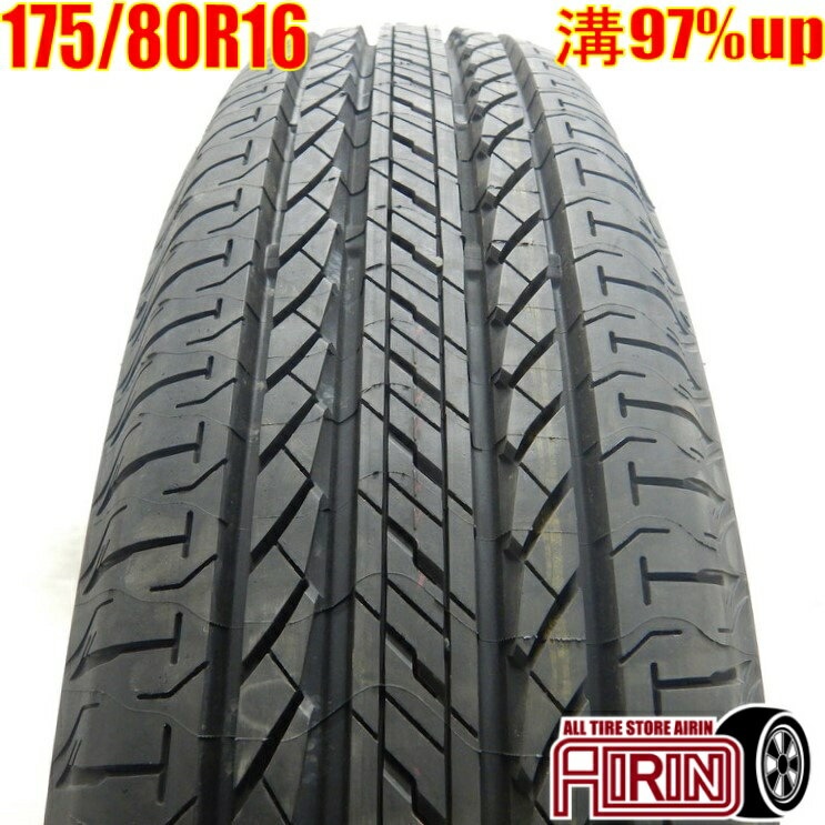 中古 175/80R16 BRIDGESTONE DUELER H/L 852 夏タイヤ 1本 単品 ジムニー などに中古タイヤ サマータイヤ 16インチ