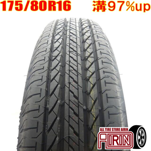 中古 175/80R16 BRIDGESTONE DUELER H/L852 夏タイヤ 1本 単品ジムニー 中古タイヤ サマータイヤ 16インチ