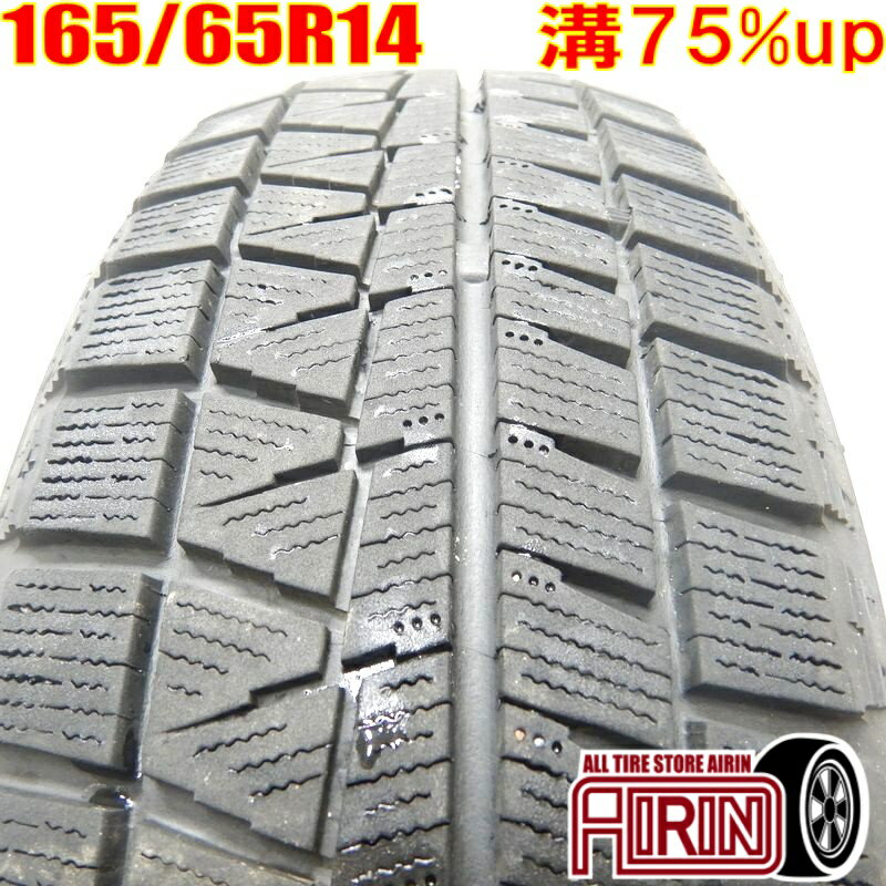 中古 165/65R14 BRIDGESTONE ICE PARTNER 2 冬タイヤ 1本 単品タンク パッソ ルーミー デリカD:2 ジャスティ ブーン中古タイヤ スタッドレスタイヤ 14インチ