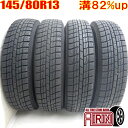 中古 145/80R13 AUTOBACS NorthTrek N3i 冬タイヤ 4本セットモコ キャロル フレアワゴン プレオ アルト MRワゴン中古タイヤ スタッドレスタイヤ 13インチ