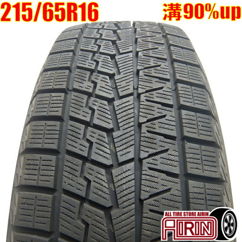 中古 215/65R16 YOKOHAMA iceGUARD 7 IG70 冬タイヤ 1本 単品アルファード ヴェルファイア エルグランド RVRローデスト フォレスター CX-30中古タイヤ スタッドレスタイヤ 16インチ