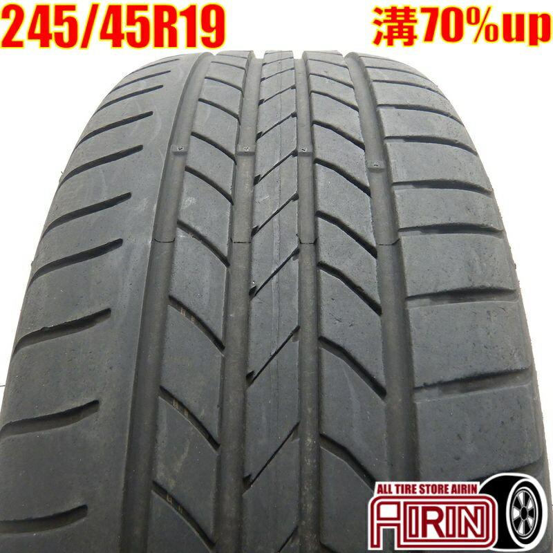 中古 245/45R19 GOODYEAR EfficientGrip SIDE FACING INWARDS 夏タイヤ 1本 単品フォレスター エルグランド ディグニティ アウトランダー CR-V レクサスLS中古タイヤ タイヤ 19インチ