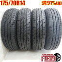 中古 175/70R14 AUTOBACS Maxran Efficia 夏タイヤ 4本セットヤリス カローラ シエンタ ヴィッツ フィット ポルテ中古タイヤ タイヤ 14インチ