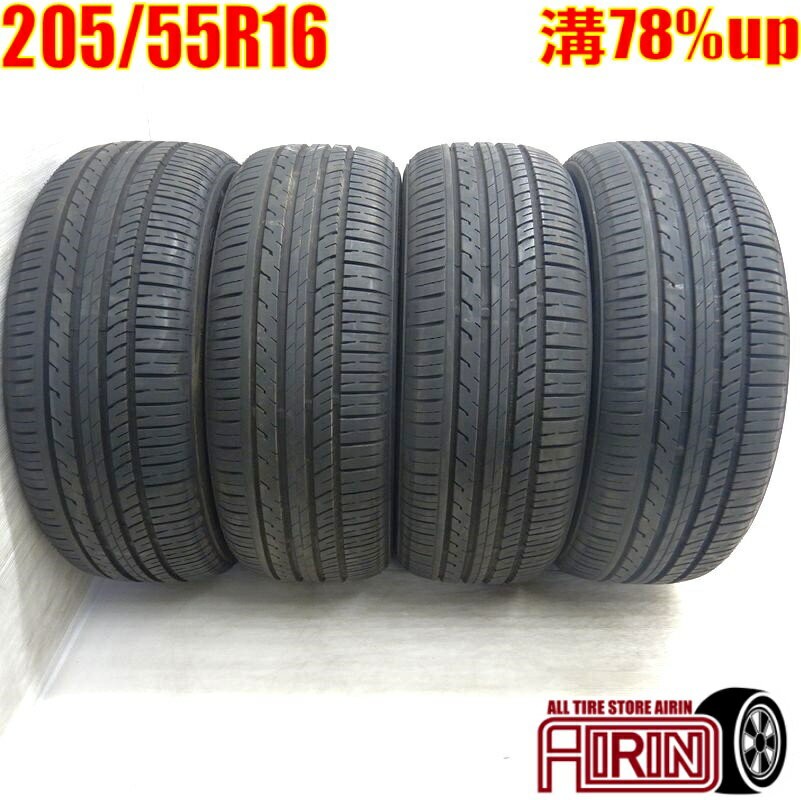 中古 205/55R16 ジーテックス ZT1000 4本セット86 オーリス ヴォクシー ラフェスタ リーフ アクセラ中古タイヤ タイヤ 16インチ