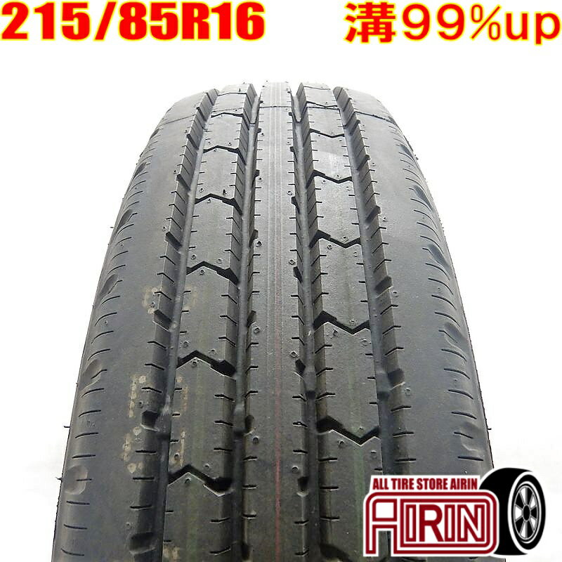 中古 215/85R16 120/118L BRIDGESTONE R202 夏タイヤ トラック用 1本単品エルフ ダイナ トヨエース アトラス デュトロ タイタン コンドル中古タイヤ 中古トラックタイヤ サマータイヤ 16インチ