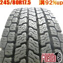 中古 245/80R17.5 133/131J YOKOHAMA ZEN902ZE 冬タイヤ トラック用 1本単品4トン 増トン車 積載車 中型トラック ユニック 中古タイヤ 中古トラックタイヤ スタッドレスタイヤ 17.5インチ