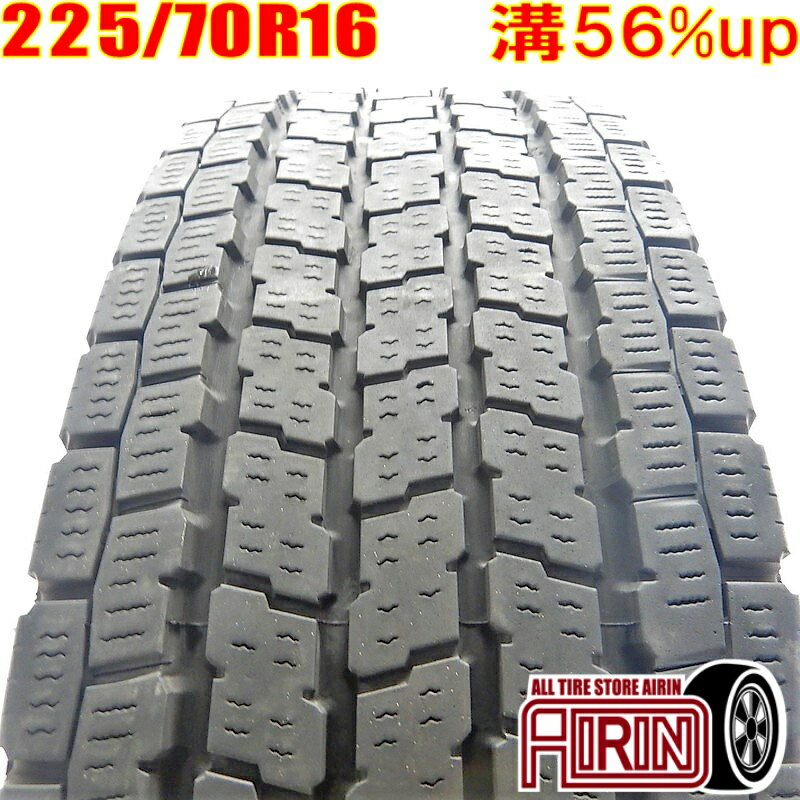 中古 225/70R16 117/115L YOKOHAMA ice GUARD iG91 冬タイヤ トラック用 1本単品エルフ ダイナ トヨエース アトラス コンドル タイタン中古タイヤ 中古トラックタイヤ スタッドレスタイヤ 16インチ