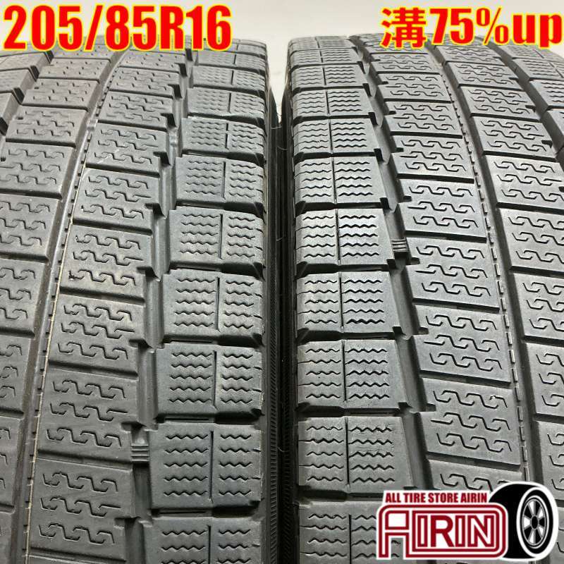 【楽天スーパーSALE限定 ポイント10倍 】中古 205/85R16 117/115N ダンロップ ウィンターマックスエルティー01 冬タイヤ トラック用 2本セットエルフ中古タイヤ 中古トラックタイヤ スタッドレスタイヤ 16インチ