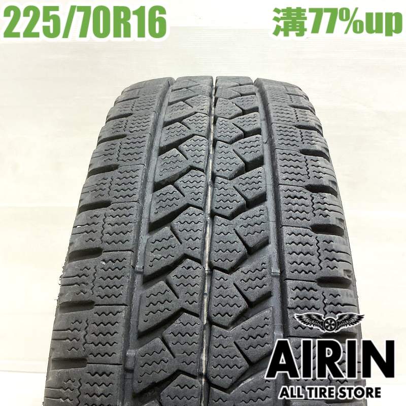 【楽天スーパーSALE限定 ポイント10倍 】中古 225/70R16 117/115L ブリヂストン ブリザック W979 冬タイヤ トラック用 1本単品エルフ中古タイヤ 中古トラックタイヤ スタッドレスタイヤ 16インチ