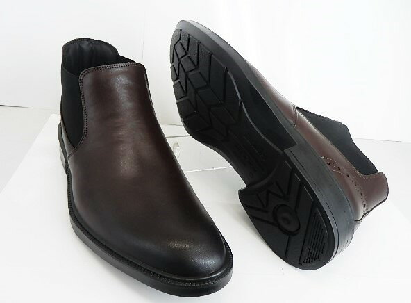 「在庫処分特価」「スニーカーのような履き心地 人気のサイドゴアブーツ 」 ▼メンズ SORBOソルボ/SWM270 コーヒー /アキレス国産本革 売り切れ次第終了のカラー限定特価