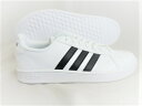 特別価格●adidas アディダス.グランドコートベース【GRANDCOURT BASE】EE7904 ホワイト/コアブラック/メンズレザー風アッパーに非対称のデザインを施し 片サイドにスリーストライプスのパンチング いつも一足は持っておきたいタイムレスなコートスタイル