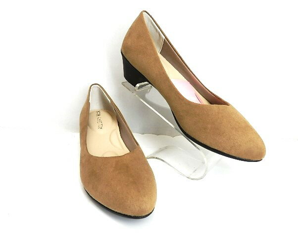 NEWモデル「20km歩けるパンプス」★ALL DAY Walk 215/ ベージュS　プレーンフォーマルパンプス/アキレス..