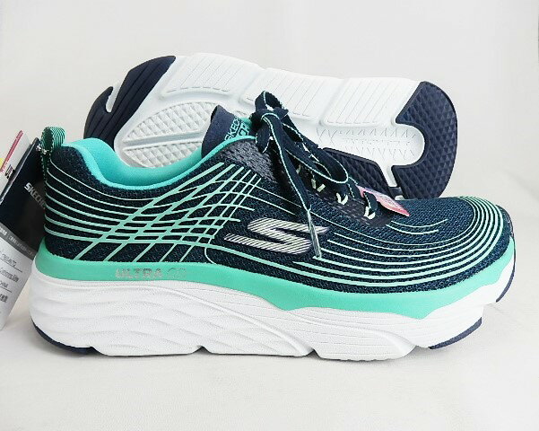 レディス●在庫処分特価☆[スケッチャーズ]SKECHERS Max Cushioning Elite 17693 厚底カジュアルランニングスニーカー/ 高反発素材のULTRA GO FORMを採用し、高い反発力を体感できる厚底 レディス 軽量 期間限定特価