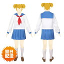 ポプテピ ポプテピピックコスチュームセット Ladies Mサイズ 女性用 中学生 学生服 アニメコスプレ ポプ子 ピピ美 メーカー公式