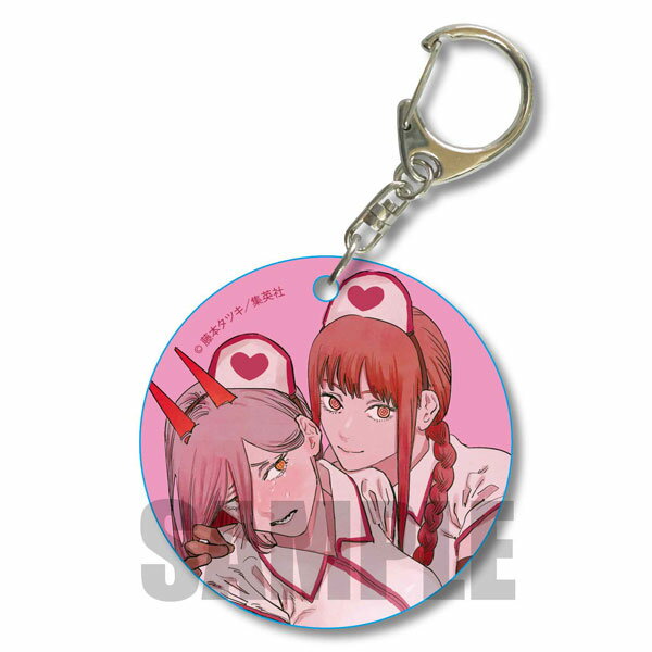 チェンソーマン グッズ 公式 やわらかクリアチャーム マキマ＆パワー ベルハウスのサムネイル