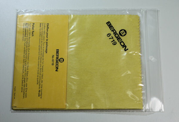 【メール便送料160円】ベルジョン6719研磨剤入り金属磨きクロス【腕時計、ゴールド、シルバーも磨けます】/6719silver/gold/シルバー磨き/銀磨き/指輪磨き/宝石磨き/BERGEON No6719